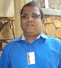 Jawahar Manickam, the director of ICT at the NUR (Photo; P. Ntambara)