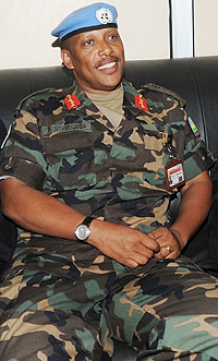 The UNAMID Force Commander Lt. Gen. Patrick Nyamvumba (File photo)
