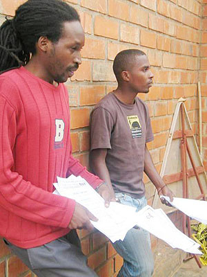 The two men who were arrested, this week, in connection with counterfeight documents