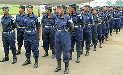 The police has played a key role in fighting GBV (Photo; T. Kisambira)