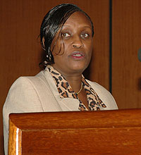 CONCERNED; EACu2019s Deputy Secretary General, Beatrice Kiraso (File photo)