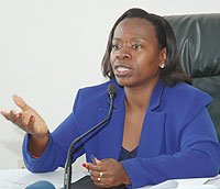 Minister of Trade and Industry Monique Nsanzabaganwa (File photo)