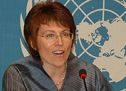 Dr Flavia Bustreo saluted the country for promoting infant and maternal health.