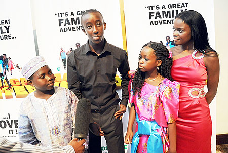 From left to right- Eriya Ndayambaje, Roger Nsengiyumva, Sanyu Kintu and Sherrie Silver. (Photos J. Mbanda)