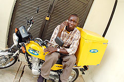 MTN Mobile Money transactions will be able to cross borders after a venture with Western Union (File Photo)