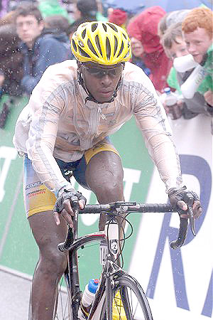 Niyonshuti finished a distant 9th yesterday.(Net.Photo)