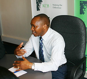 Maurice Toroitich, the Managing Director of KCB