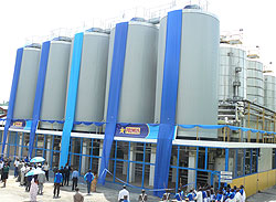 Bralirwa's beer plant in Gisenyi (file photo)