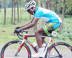 Niyonshuti reflects on a disppointing ride at the end of yesterdayu2019s stage. (Photo: E. Niyonshuti)