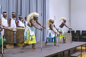 At a theater in Reading