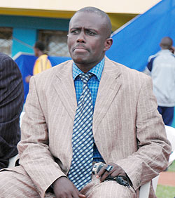 CONFIDENT: SC. Kiyovu coach Jean Marie Ntagwabira has started mind games ahead of Sundayu2019s big game against Rayon Sports. (File photo)