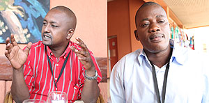 L-R : Edward Madirisha ; Sawadogo Abdou Karim