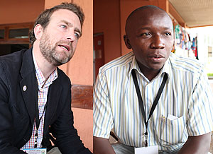 L-R : Gabriel Cortina De La Concha ; Stephen Wandera