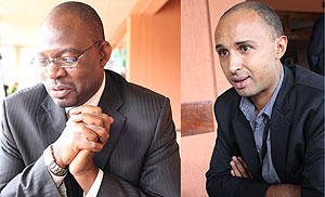 L-R : Daniel  Tineye Makokera ; Mehdi Ba