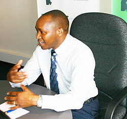 Maurice Toroitich, the Managing Director KCB Rwanda.