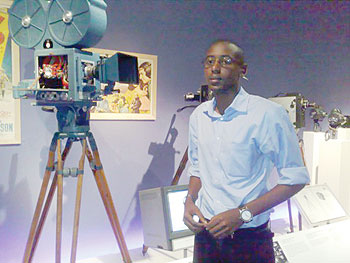 Pierre Kayitana (L): World Ambassador of Film Without Borders