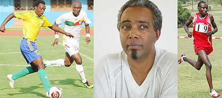 L-R : APR striker Kipson Atuhaire was drafted into Amavubi but goals have still proving hard to come about ; Albert Rudatsimburwa ; Dieudonne Disi had a very disappointing 2010.