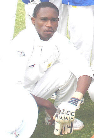 NEW MAN AT THE HELM; Eric Dusingizimana has been named captain of the national senior cricket team. (File photo)