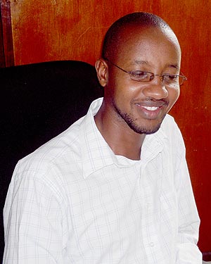 Bruno Rangira,Public Relations Officer at Kigali City Council (File Photo)