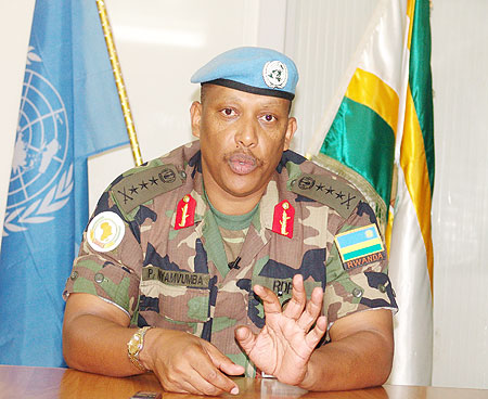 Rwanda as a post conflict society has experiences what we deem can help Darfuris as well, Force Commander (photo J Karuhanga)