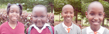 L-R : Angel Umulisa ; Rachael Kabatesi  ; Lionelle Ngabo  ; Belthla Mugaga 