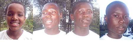 L-R : Jesse Karanja ; Aristide Muhire ; Etienne Rafiki ; Melan Rutaremara