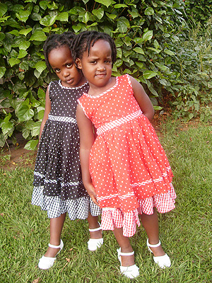 L-R Liza and Lisa Kayonga