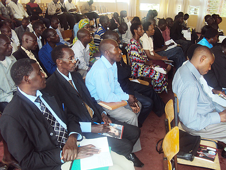 Some of the members of the civil society during the NEC workshop (Photo S Nkurunziza)