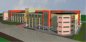 An artistic impression of the new market to be constructed in Rubavu District