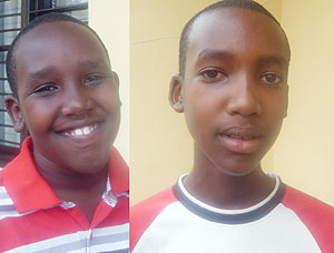 L-R : Kamanda Ivan ; Kamanda Brian