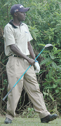 Ruterana wants to make an impact at this year's KCB Golf tour. (File Photo)