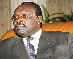 Central bank Governor, Francois Kanimba (Photo. file)