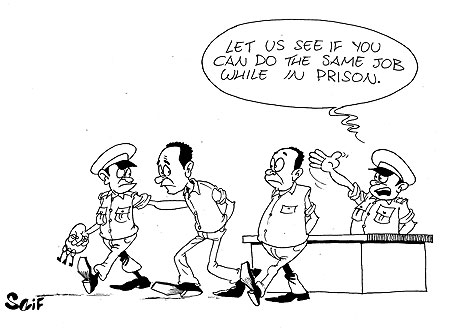 Police in Musanze, yesterday, arrested two people, including one of the committee leaders of Kyabararika Cell in Muhoza Sector, for allegedly extorting money from residents.