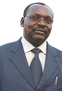 Francois kanimba, the Governor of the Central Bank (File Photo)