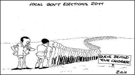 The National Electoral Commission (NEC) has revealed that the current system of voting, where the voters queue behind their preferred candidates is not only democratic, but cost effective.