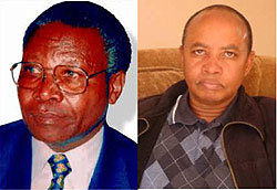 l-r : Fu00e9licien Kabuga; Patrick Karegyeya