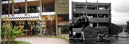 L-R : Hotel Diplomate ; old Post Offfice