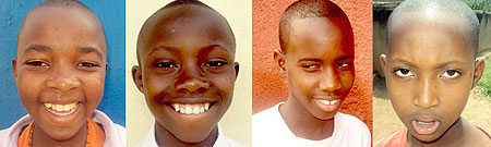 L-R : Christina Uwamahoro ;Ismail Ibrahim ; Nicole Akimana ; Annet Umubyeyi