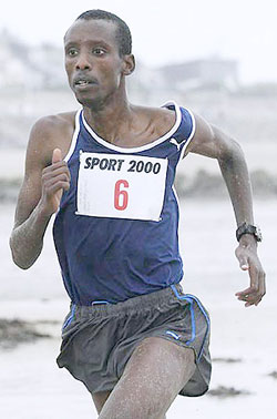 Steeple chase specialist Gervais Nizeyimana didnot take part. (File Photo)