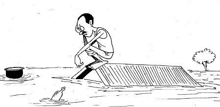 Heavy rains have displaced 96 families in Nyamasheke.