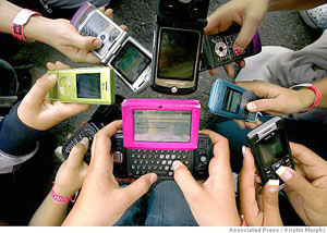 Cell phones are the dirtiest gadgets.