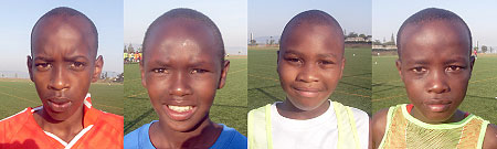 L-R : Enock Nkusi ;Samuel Iragena ; Eddie Niyonshuti ;Milagh Rusagara