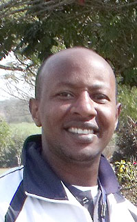 Team manager Eddie Mugarura Balaba