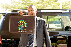 Finance Minister John Rwangombwa on last Budget Day. Citizens will have a say on the budget (File Photo)