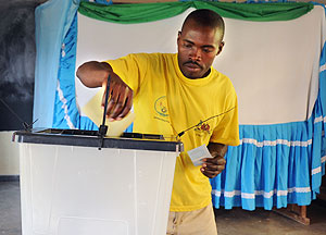 Voting during local council elections (File Photo)