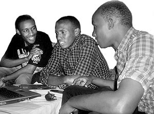 (L-R) K8, The Ben and Meddy sharing a moment