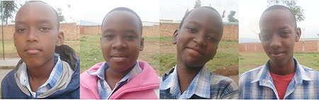 L-R : Kevin Kagiraneza ; Irene Karugarama ; Yves Mugabe ;Brian Ntayombya 