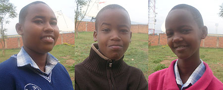 L-R : Milliere Iradukunda ; Project Ruhinankiko ; Orly Uwase