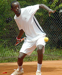 Rwanda's top seed Dieudonne Habiyambere will be hoping for better luck this year. (File Photo)
