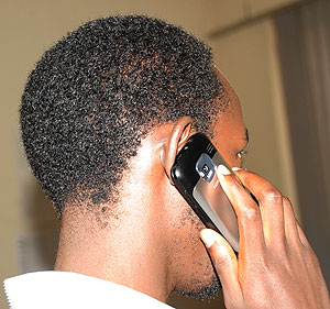 An MTN subscriber making a call (File Photo)